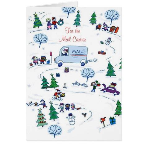 We also have special themes such as zodiac signs. For The Mail Carrier Greeting Card | Zazzle