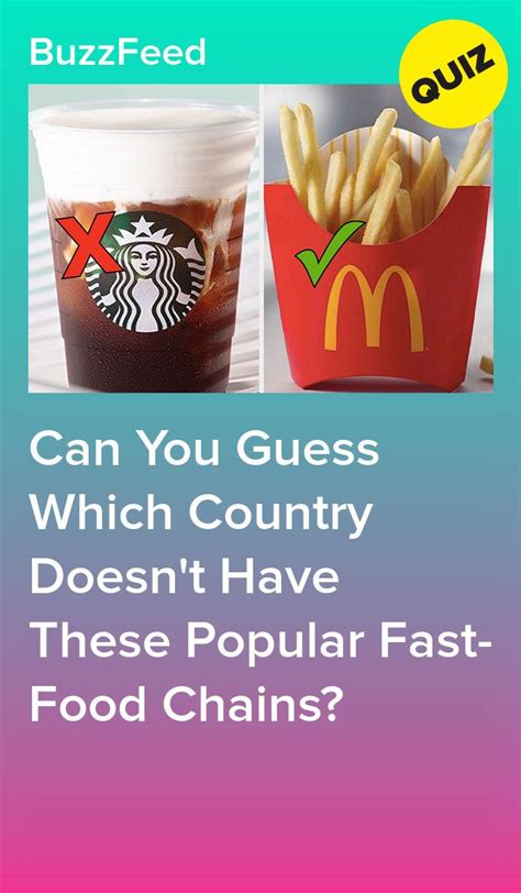 Because of how busy the modern lifestyle happens to be in the developed world, many families find themselves taking a trip to their favorite fast food restaurant more often than they would care to admit. Can You Guess Which Country DOESN'T Have These Popular ...