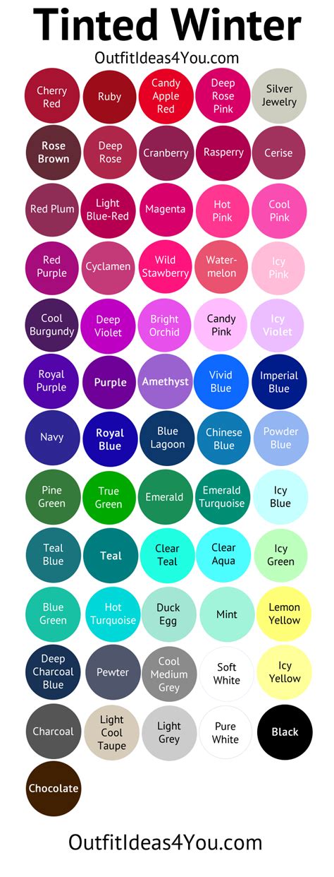 The Best 14 Unique Pretty Color Names Factdrawfold