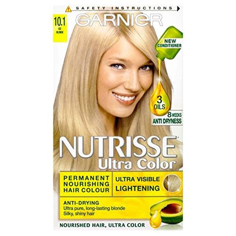 Garnier Nutrisse Ultra Color Ice Blonde Permanent Hair Dye On Onbuy