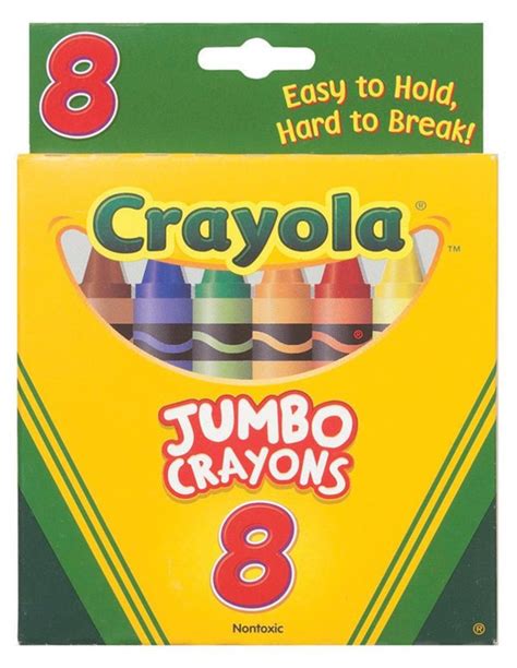 Jumbo 8 Count Crayola Crayons