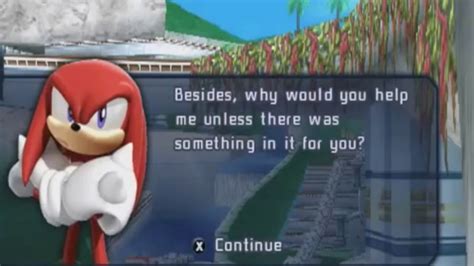 Sonic Rivals 2 Knuckles Teams Up With Rouge Fandub Youtube