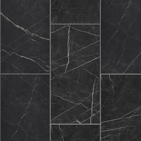 Industry Tile Black Marble Tile Laminate Flooring Sample Sku 217071
