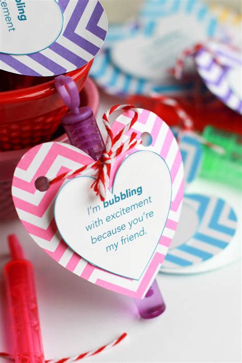 Easy Valentines Day Bubble Favors Printable Simply Being Mommy