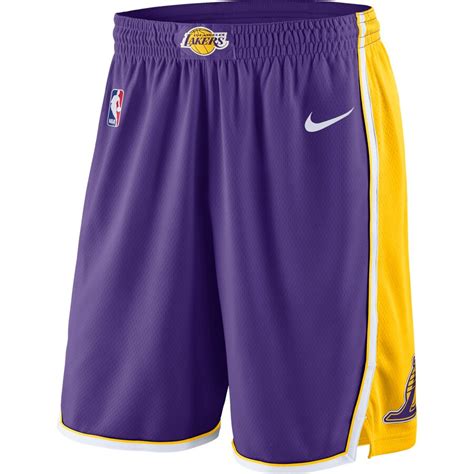 Nike Los Angeles Lakers Purple Statement Swingman Basketball Shorts