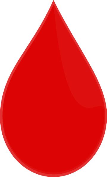 Blood Drop Clip Art At Vector Clip Art Online Royalty Free