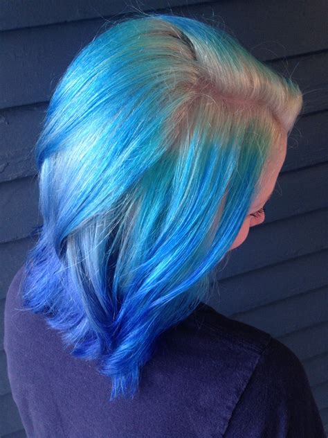 Ice Blue Ombre Hair Styles Hair Blue Ombre