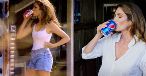 cindy crawford just recreated her iconic 90s pepsi ad on instagram and hot damn she s still