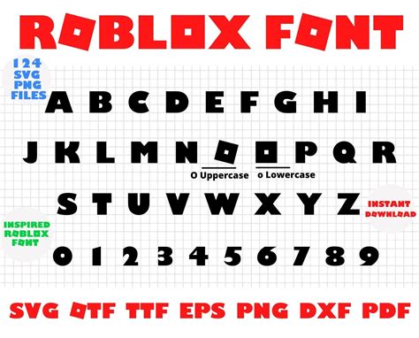 Roblox Alphabet Svg Roblox Font Svg Carta Roblox Fuente De Etsy Images