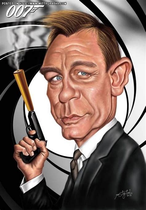 Daniel Craig Cartoon Faces Funny Faces Cartoon Art Funny Caricatures Celebrity Caricatures