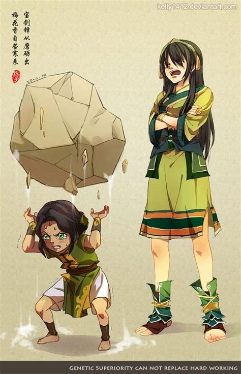 Toph And Lin The Two Greatest Earthbenders Personajes De Avatar