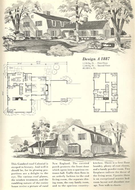 Family life education (fle) teacher training workshops began, as well as a scheme for the commercial. Vintage house plans, gambrel roof, 1970s Get rid of the garage and make the family room into the ...
