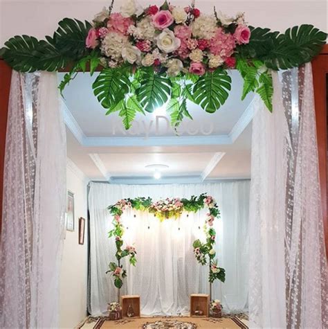 Harga sewa backdrop lamaran & akad. 30+ Ide Backdrop Lamaran Simple Elegan - Kristy Mignonne