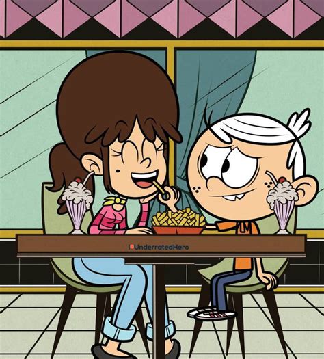 Lincoln And Fiona Hanging Out By Leonardopablos On Deviantart In 2022 The Loud House Fanart