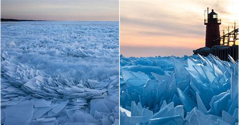 Bizarre Frozen Lake Michigan Transforms Into A Wonderland Full Of Magic