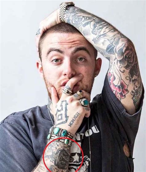 Mac Millers 42 Tattoos And Their Meanings Body Art Guru Half Sleeve
