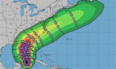 Hurricane Michael Path Mapped ‘life Threatening Storms To Hit Gulf