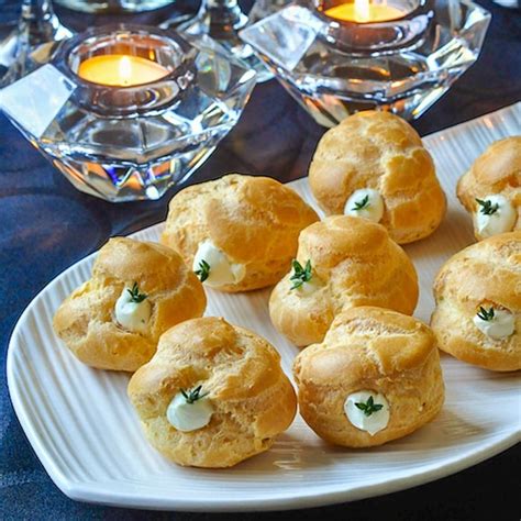 garlic thyme cheese puffs plus tips for choux pastry sucess