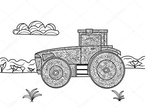 Tractors drawing at getdrawingscom free for personal use tractors. Kleurplaten Printen Tractor | kleurplaten van dieren