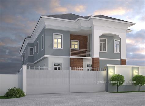 These floor plans are available for 2 bedroom house plans, 3 bedroom house plans, 4 bedroom house plans, and 5 bedroom house plans. Duplex Plans Nigeria - Modern House