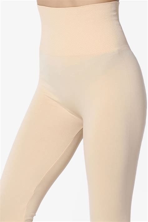 themogan s~xl essential empire tummy control high waist seamless leggings ebay