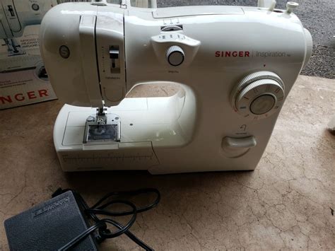 Singer Inspiration White Sewing Machine Used Excellent Condition