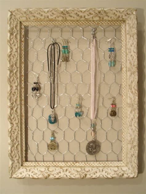 Antique Frame Jewelry Organizer Display Holder 42 By Lovenzen Gettin