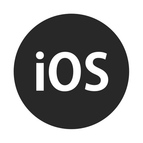 Icono Ios Os Logo En Operating System Flat