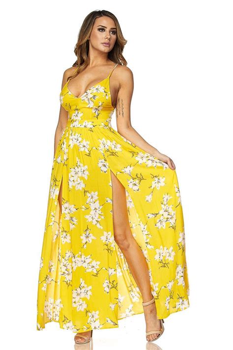 New Yellow Floral V N Check It Out Productsyellow Floral V