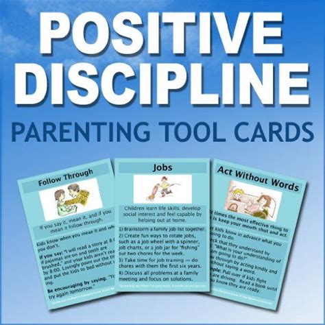 Positive Discipline Parenting Tool Cards By Jane Nelsen A