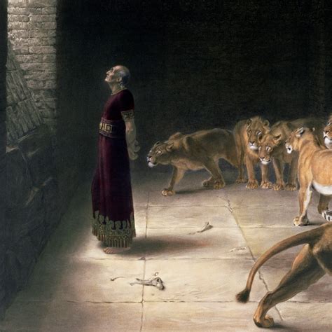 Daniel In The Lions Den Painting Briton Riviere Visual Motley