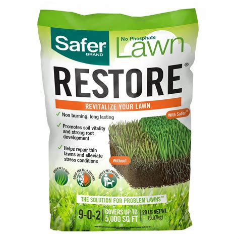Safer Brand Lawn Restore Fertilizer 20 Lb