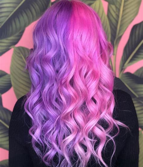 Pin By Skullbubbles🖤 On Hair Color Split Dyed Hair Bright Hair
