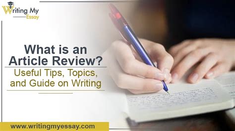 how to write an article review [tips topics and outline]