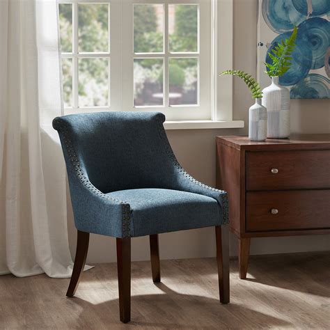 10:26 alo upholstery 1 849 888 просмотров. Denim Blue Upholstered Accent Chair Dining Chair Lounge ...