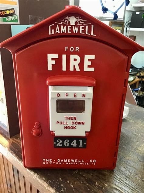 Vintage Gamewell Fire Alarm Box Restored To Original The Packrats Den