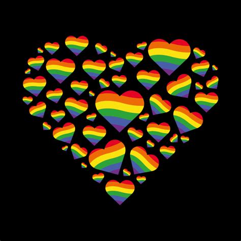 Gay Pride Flag Heart From Heart Gender Gay Pride Mask Teepublic