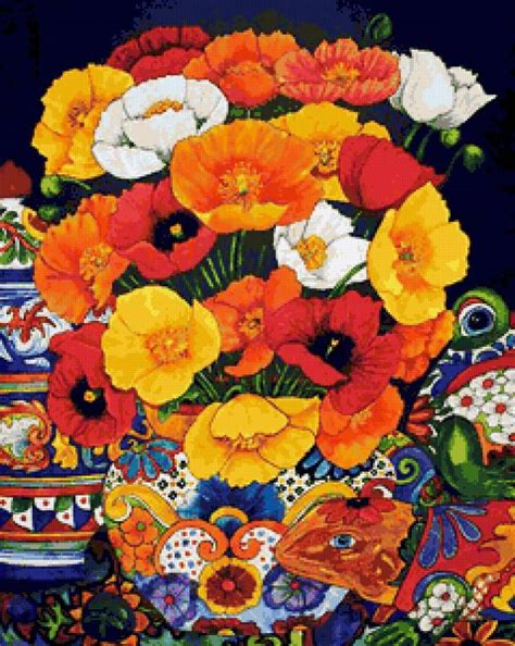 Похожее изображение Mexican Art Flower Art Floral Art