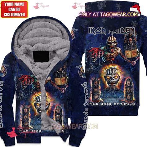 Iron Maiden The Book Of Souls Personalized Fleece Hoodie Tagowear