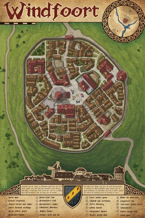 Windfoort By Tomdigitalgraphics On Deviantart Fantasy City Map