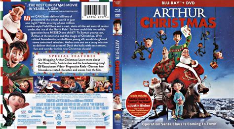 Arthur Christmas Movie Blu Ray Scanned Covers Arthur Christmas 2011