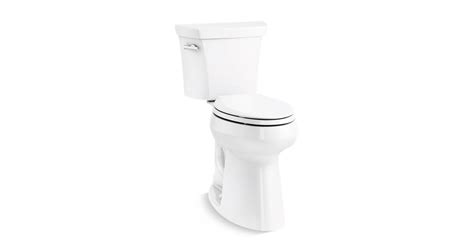 Highline tall bowl offers seating 2 higher than comfort height for enhanced comfort, ease of sitting and standing, and gracious accessibility. K-25224 | Highline Tall Two-Piece Toilet | KOHLER