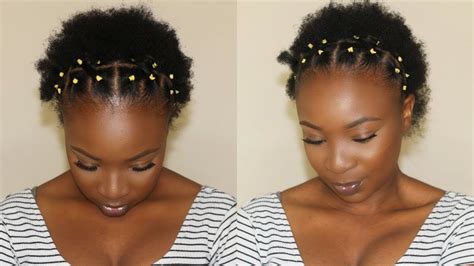 Rubber band hairstyle for black girl. Easy Styles Using Rubber Bands - Wavy Haircut