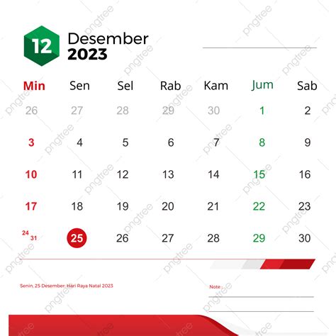 Kalender Desember 2023 Lengkap Dengan Tanggal Merah Kalender Desember