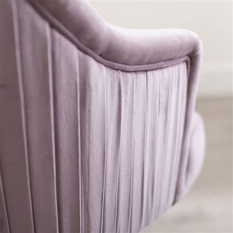 Two cabinets and a pencil drawer offer plenty of storage to keep kids organized. Dusty Lavender Pleated Desk Chair | PBteen