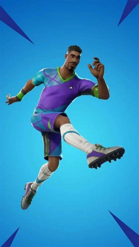 Download Fortnite Soccer Skin Screen Display Wallpaper