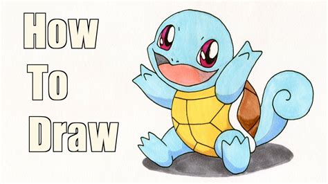 How To Draw Squirtle Pokemon Drawing Tutorial Pokemon