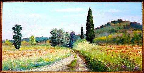 Tuscany Countryside Italian Painting Painting By Biagio Chiesi Pixels