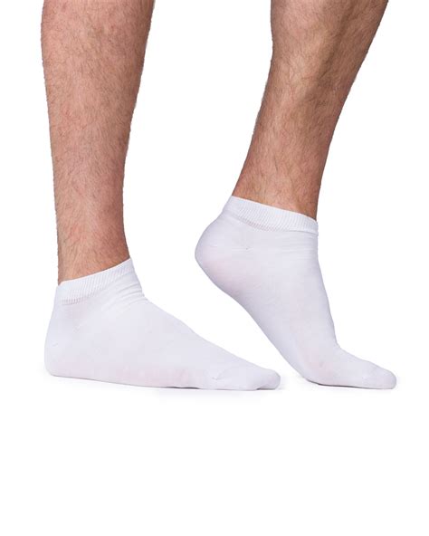 T Ankle Socks Pairs White Tall Com