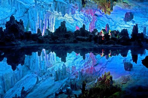 Reed Flute Cave The Beautifully Illuminated Reed Flute Cave